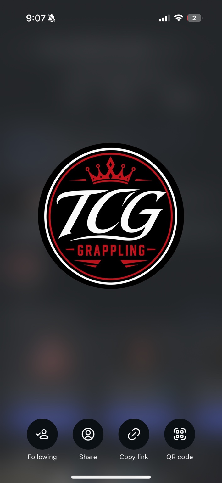 TCG Grappling crowned logo